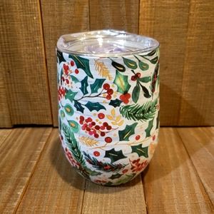 Clementine Paper Winter Holiday Drink Tumbler